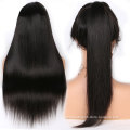 Wholesale Best Ladies Natural Color Wigs For Black Women Indian 100% Virgin Human Hair Lace Front Wig